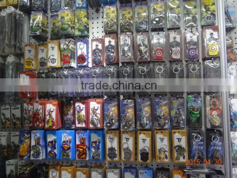 Batman Logo Pewter Keychain Superman Spider Man Mask Thor's Helmet Thor's Hammer avenger keychains marvel keychains