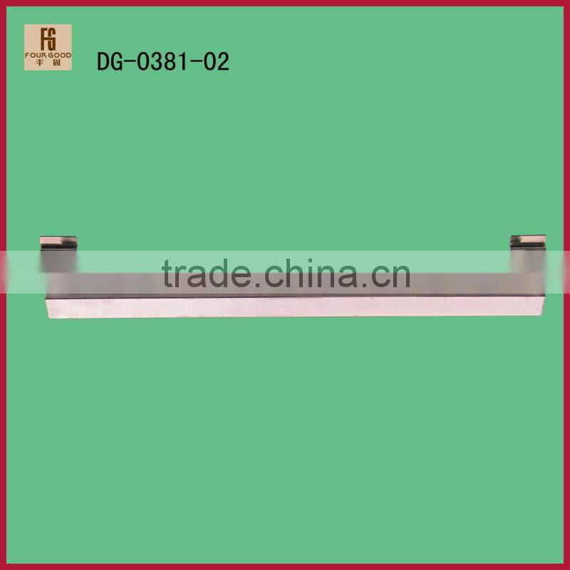 C Shaped chrome clothes hanging rails / Cabinet hanging rail