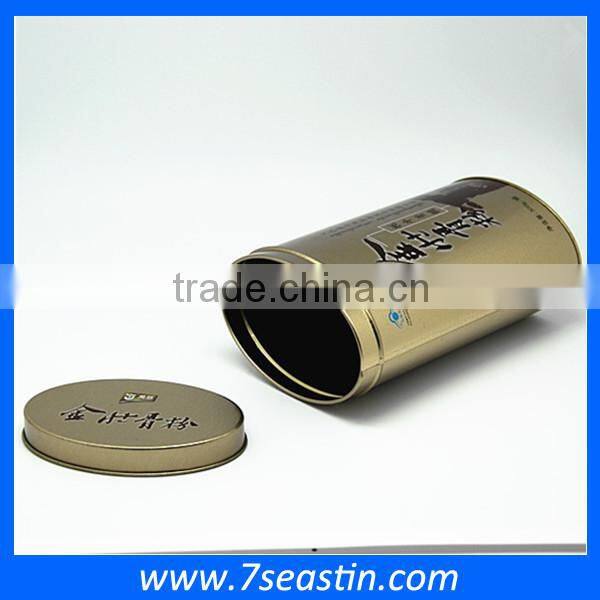 Paint Tin Cans With Oval Shape For Tea Packaging