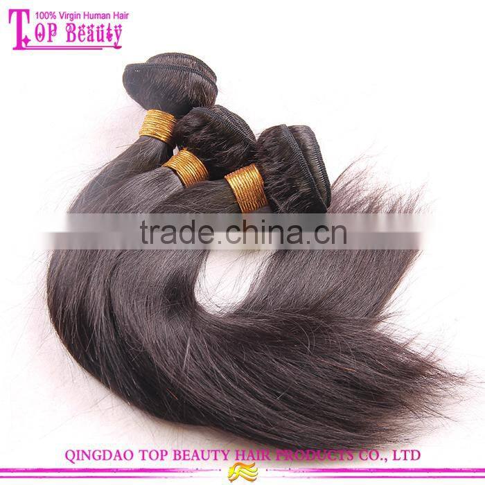Wholesale tangle free straight peruvian hair 100% human virgin peruvian straight hair