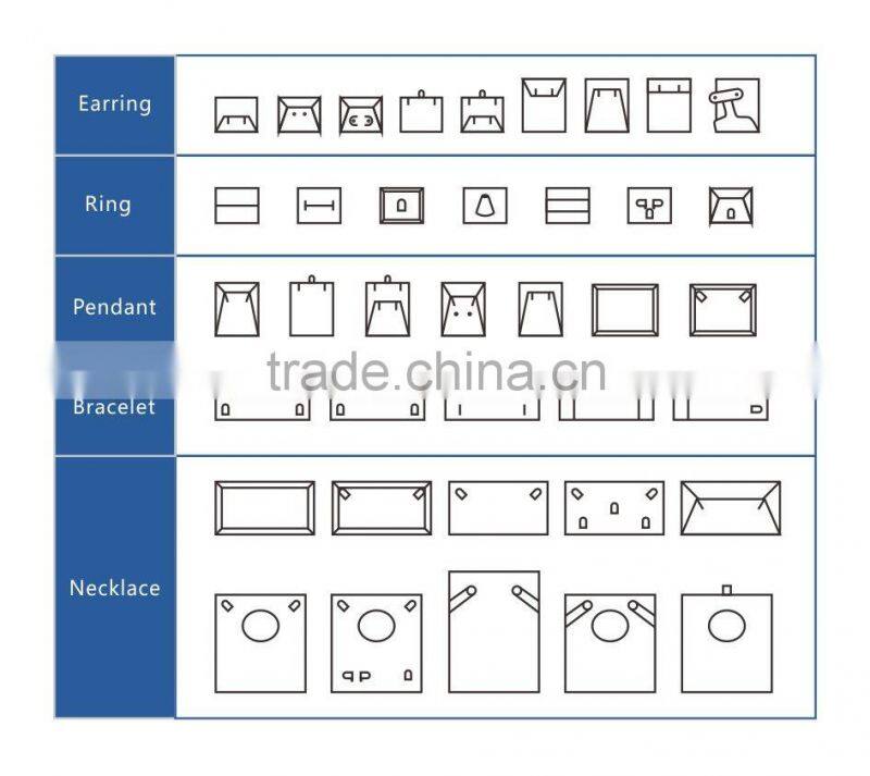 Luxury stamping logo raw material empty jewelry box custom premium jewelry boxes