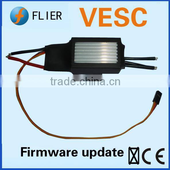 New type12s 50A VESC with heat sink for rc skateboard