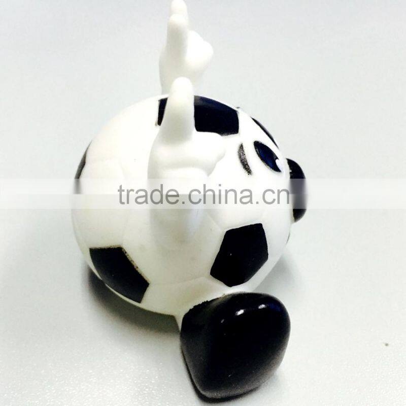 Plastic Miniatures Football Figure Toy,Plastic Soccer Figure Bath Toy
