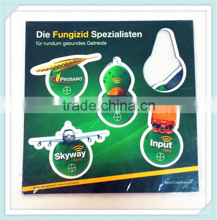 Custom Hot advertising paper fridge magnet set