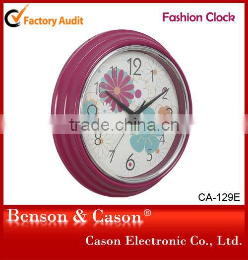 Decorative Weather Station Plastic Wall Clock
