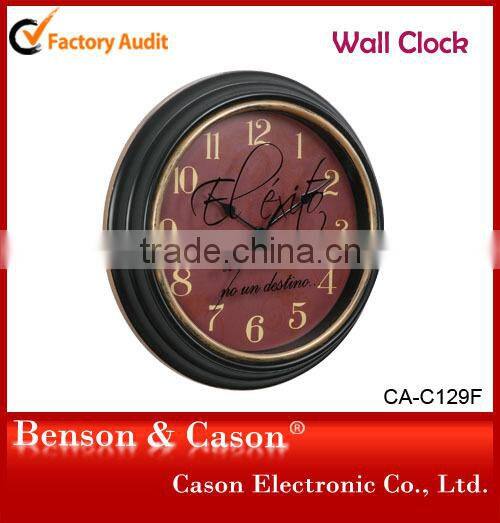 12 Inch Plastic Wall Clock Classic Clock