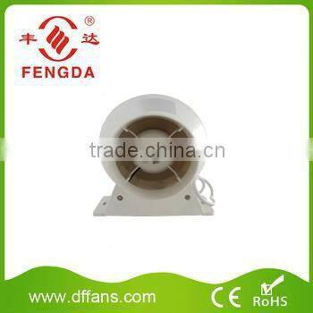 AC plastic mixed flow inline duct fan