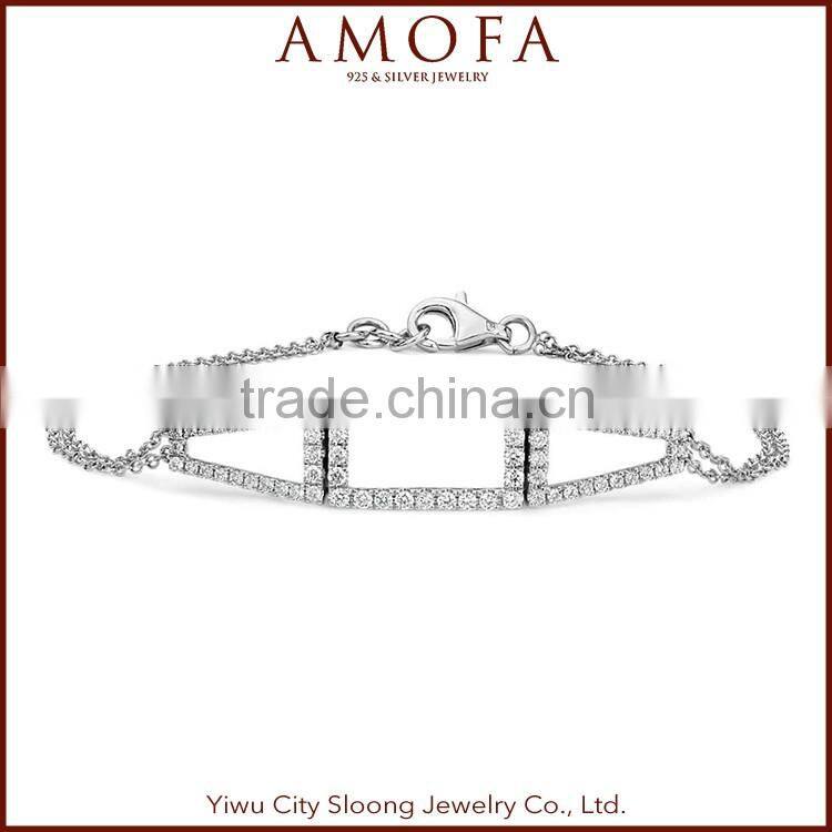 Wholesale 100% Sterling Silver Charm Bracelet