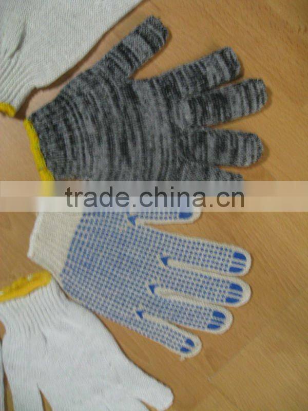 cotton dotted gloves