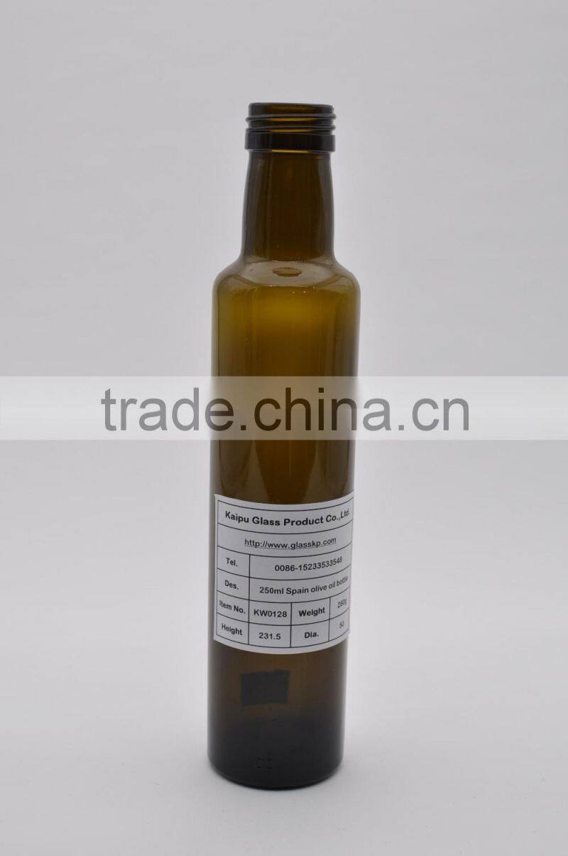 250ml dorica olive oil bottle