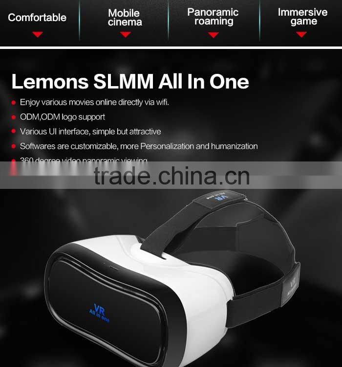 2016 New Design 3d vr all- in- one Glasses sex pron video google xxx