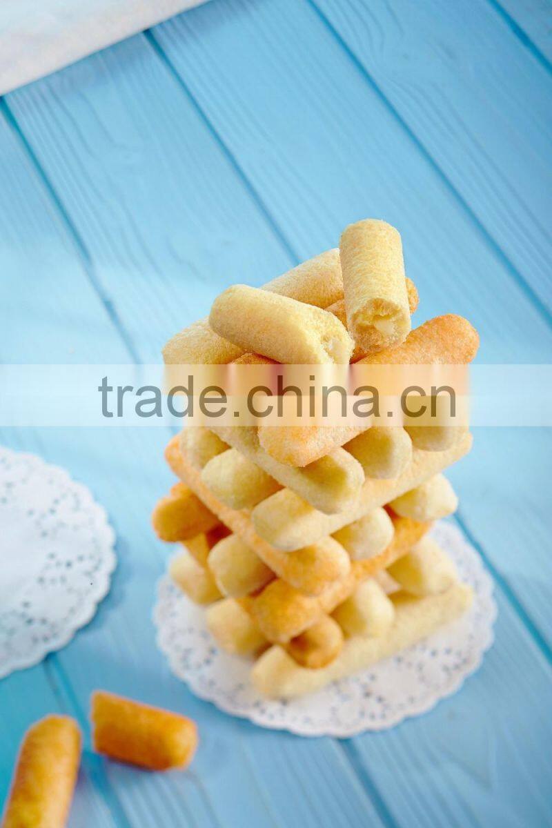 HFC 5710 grain snack crispy sweet filling rice rolls with cheese & butter flavor