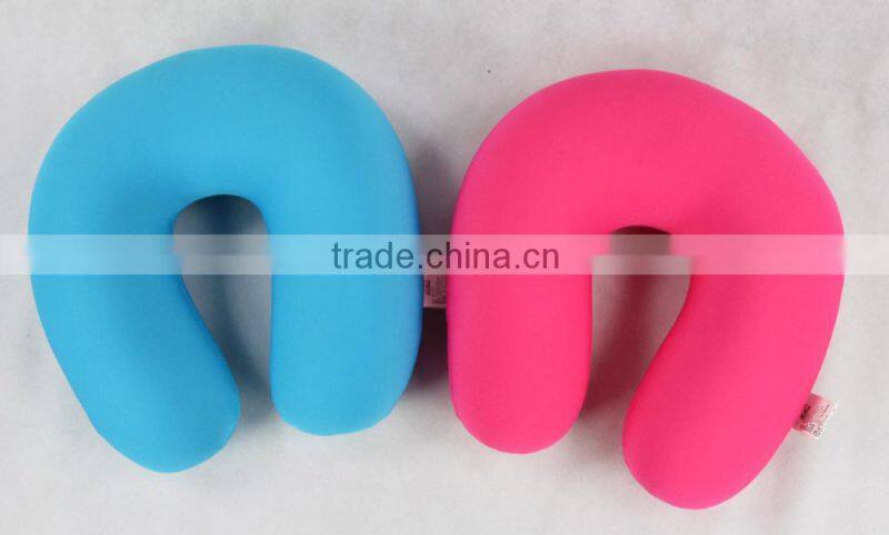 Solid color spandex neck pillow,many colors for your choose