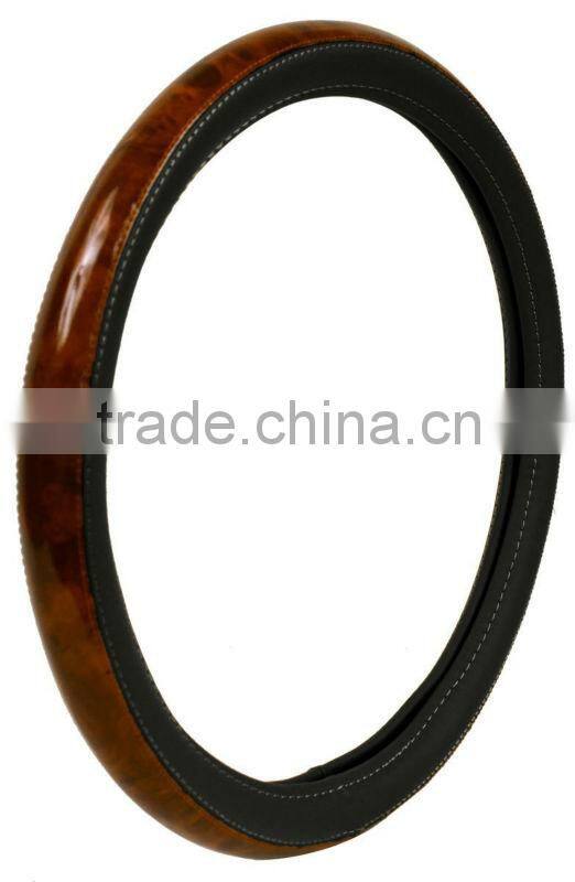 leather steering wheel cover