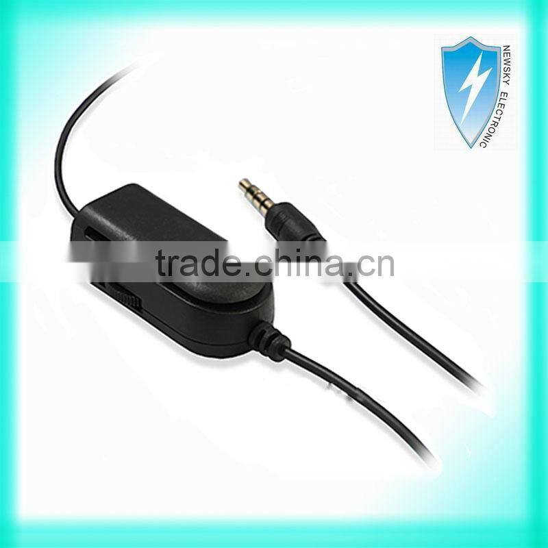 For PS4 headset for PS4 headphone for PS4 earphone with Volume Control and Mic Black