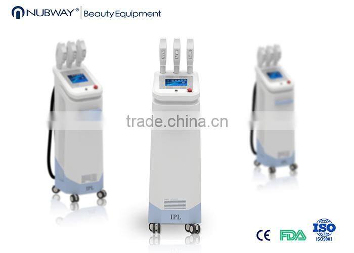 3 in 1 ipl hair removal beauty machine with durable IPL Xenon lamp Germany
