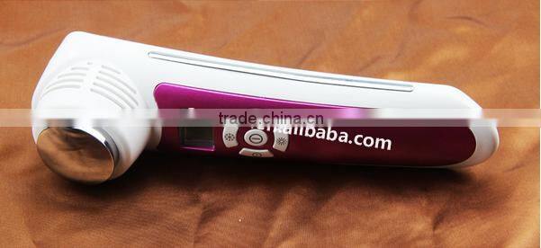 2016 Carry-on Ultrasonic Ion Cool-Warm Microcurrent for Face Beauty Machine