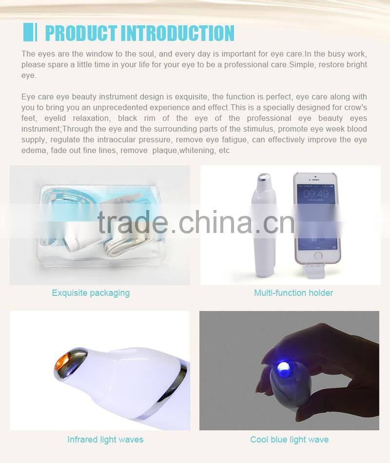 Beauty product manufacture portable massage table anti dark circle eye massage pen