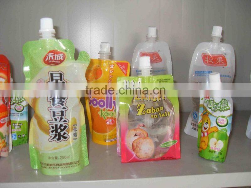2016 new peanut milk spout pouch doypack filling machine