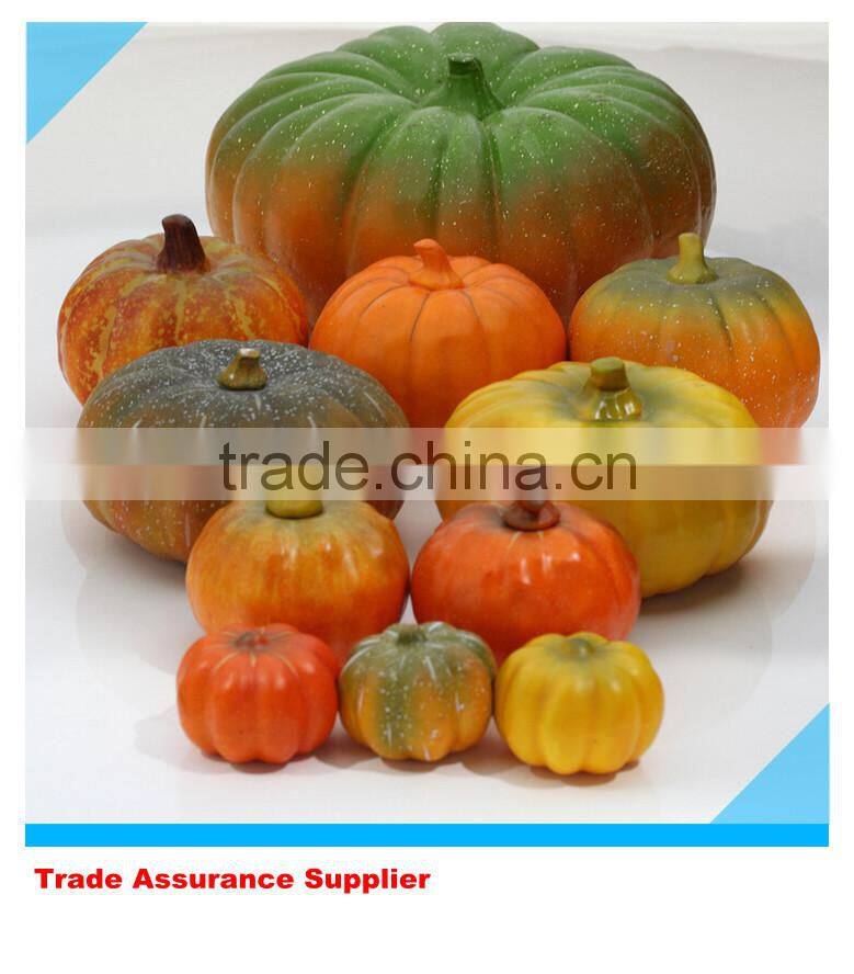 Artificial pumpkin Halloween props faux vegetables pretend display/Yiwu sanqi craft factory