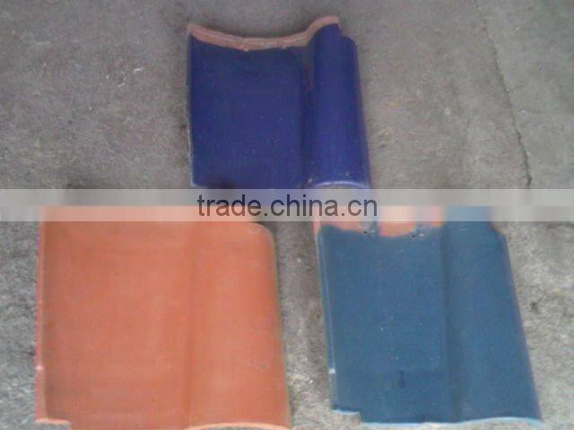 cheap clay tile for roofing materials name make by machine