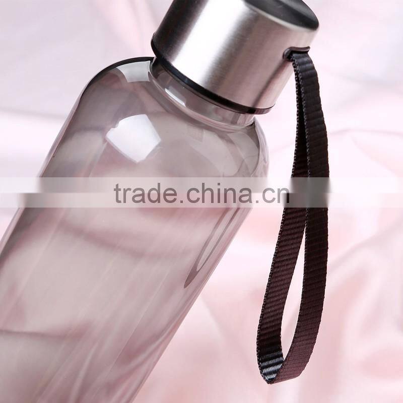 BPA free 500mll/16oz PET black sport bottle