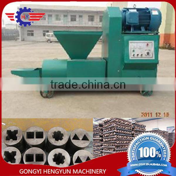 High capacity and no any binder wood sawdust barbecue charcoal briquette machine