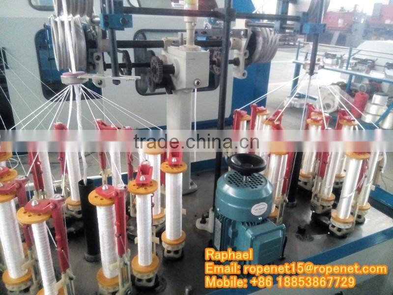 braiding machine for climbing rope/braided rope braiding machine: https://youtu.be/Tz5PZxiovHo