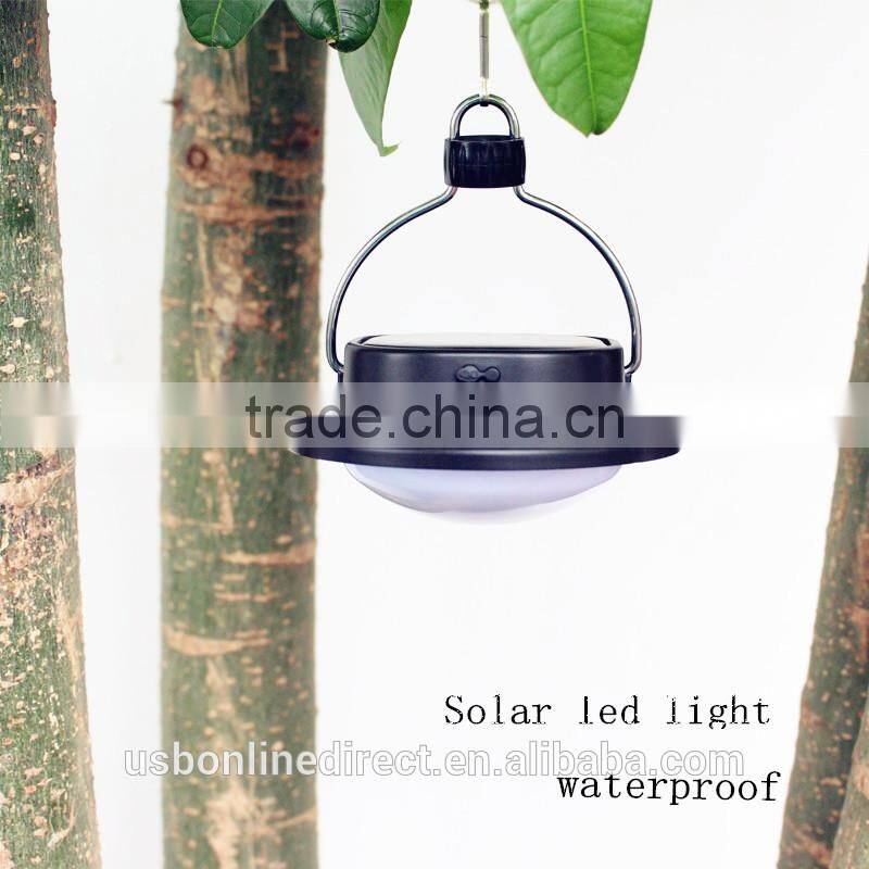 Economic useful outdoor waterproof solar led lights portable camping lamp