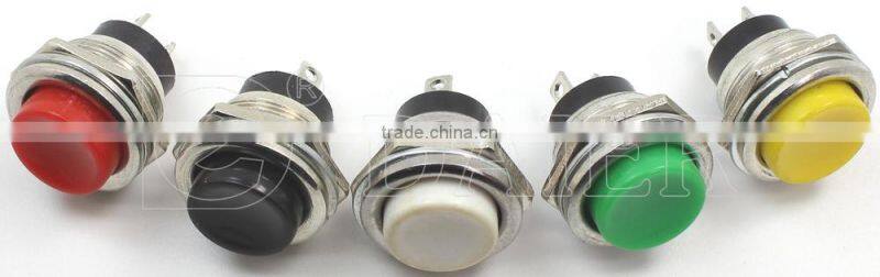 Daier 16mm Momentary Normally Open Spst Push Button Switch;PushButton