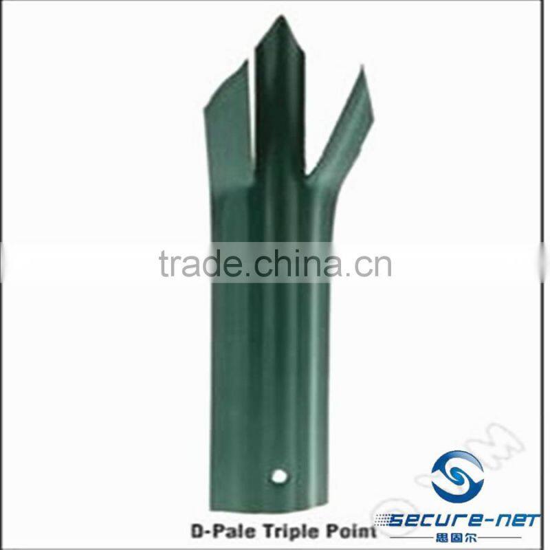 European Style vandal resistant steel palisade fencing protecting fence