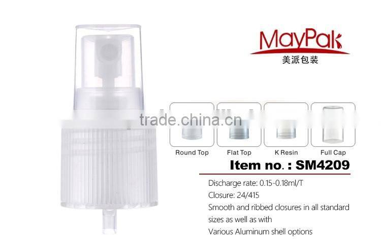 Cosmetic packaging 24/415 plastic mist sprayer pump