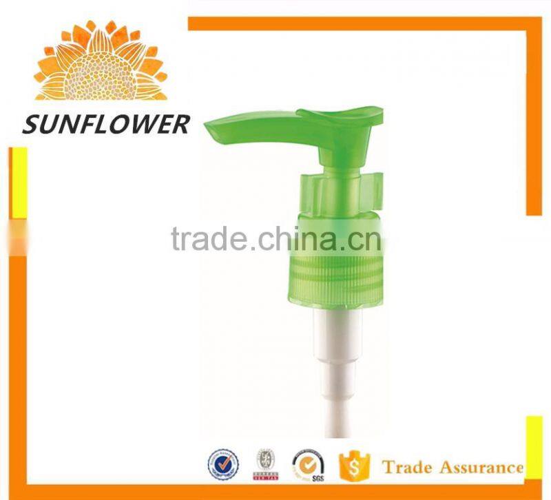 China Factory plastic lotion dispenser pump with lock 22/410