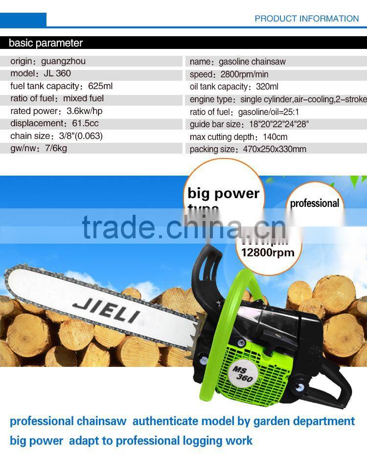 MS360 62cc partner chain saw