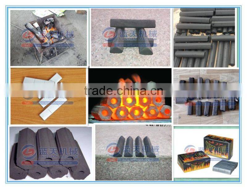 High density and strength wood briquette press machine