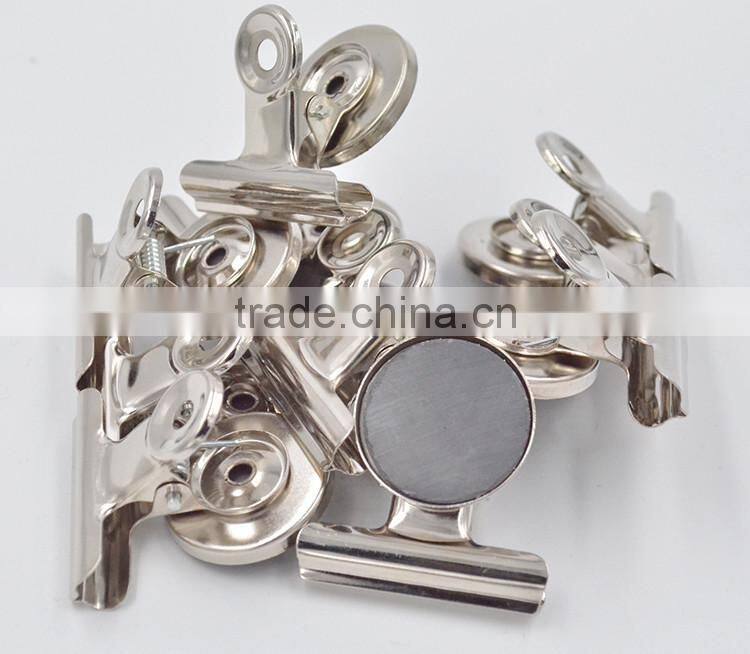 Best sale 1.5 Inch Spring Metal Clamps Magnetic Metal Clip