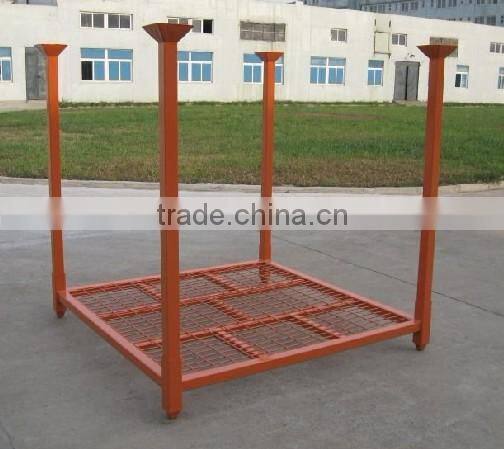 mobile tire storage rack for warehouse