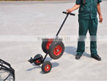 Driving type concrete finishing machine