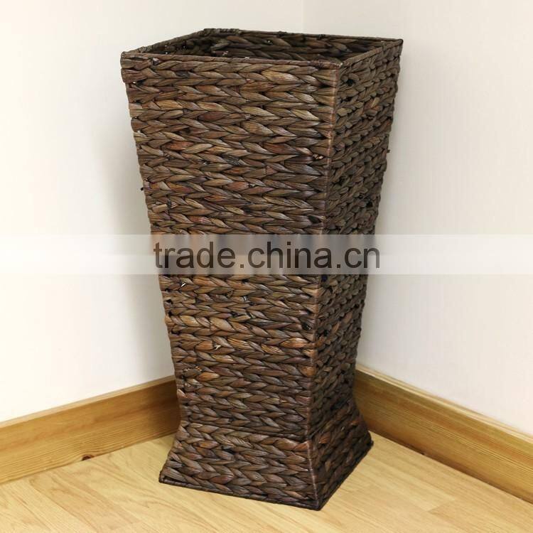 Natural water hyacinth woven indoor display used umbrella stand