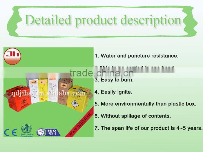 first aid kit in qingdao mini first aid kit box,container for syringe that disconnect needles