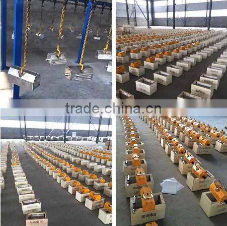 Permanent magnetic plate lifter,1000KG magnetic lift,magnetic hoisting chuck