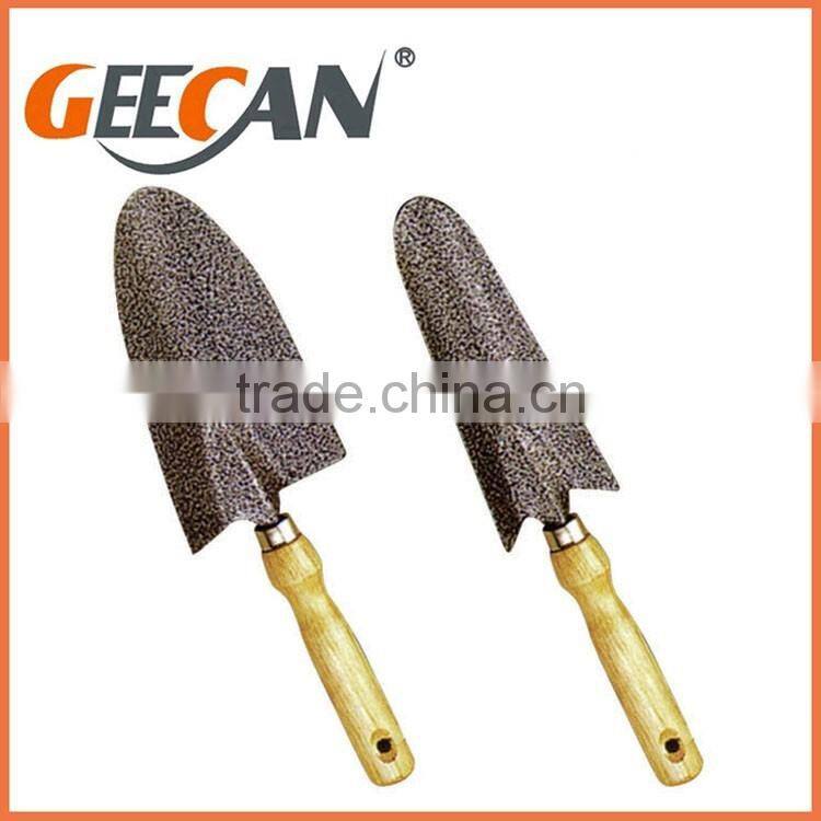 6PCS Metal Material Kids Gardening Handling Tools Set With Wooden Handle