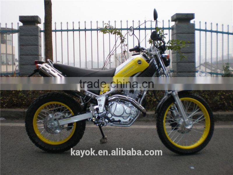 Motorcycle Chinese Motorcycles Gas/Diesel Moped With Pedals Motorcycles For Sale KM150GY-6