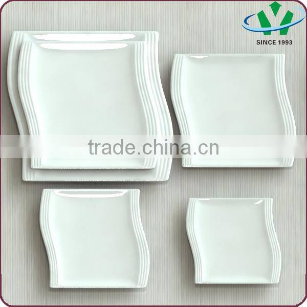 porcelian dinnerware set modern square dinner set