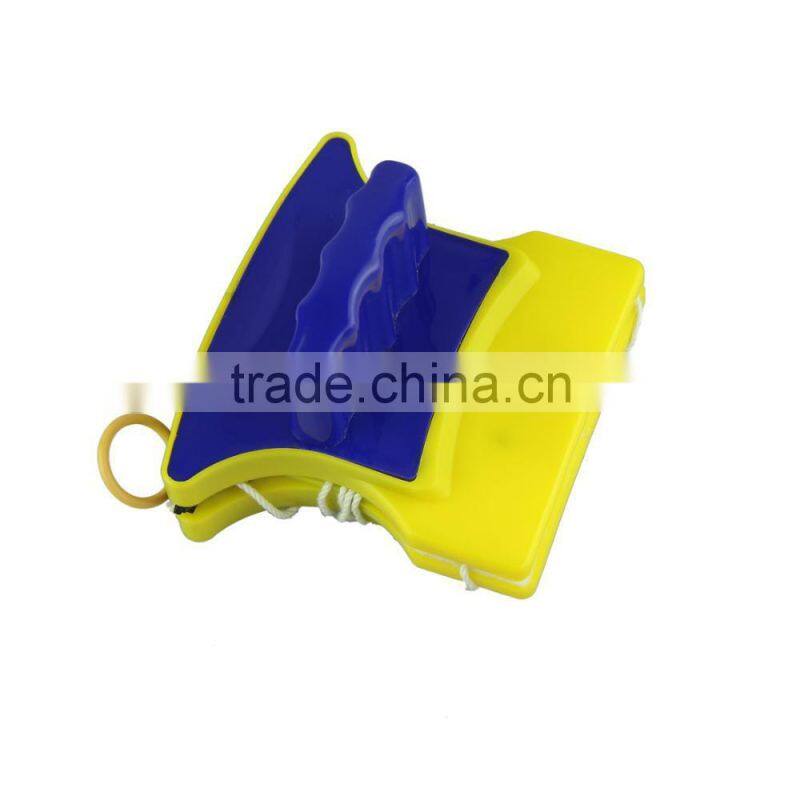 Versatile Adjustable Magnetic Double sided Glass Cleaner Yellow And Blue