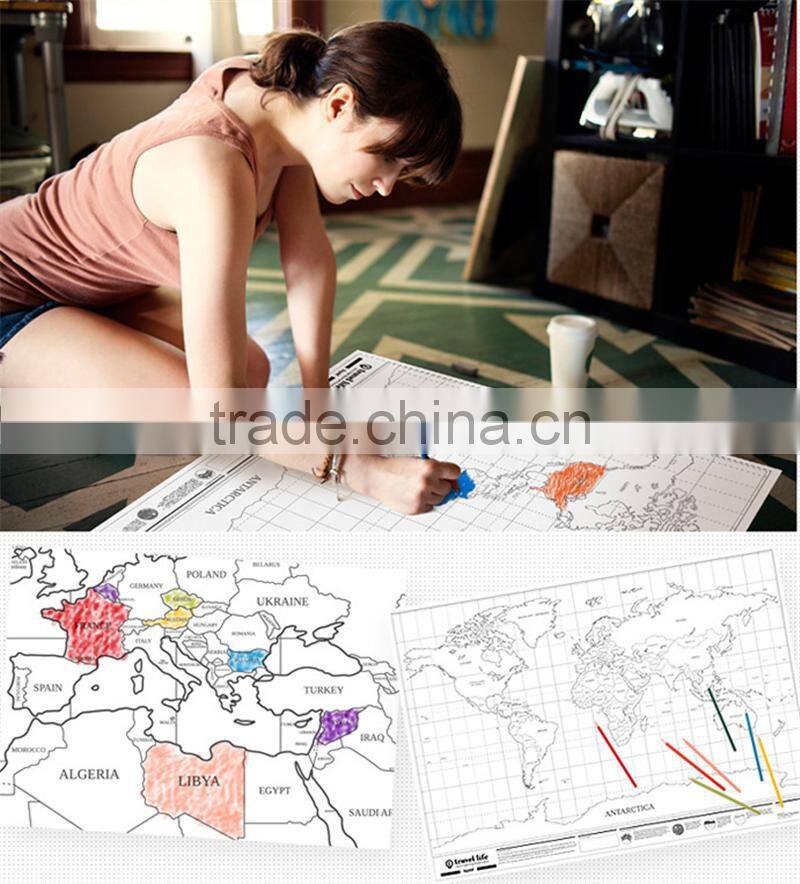 CT-543 Starlight Map Travel Globe World Map Travel map