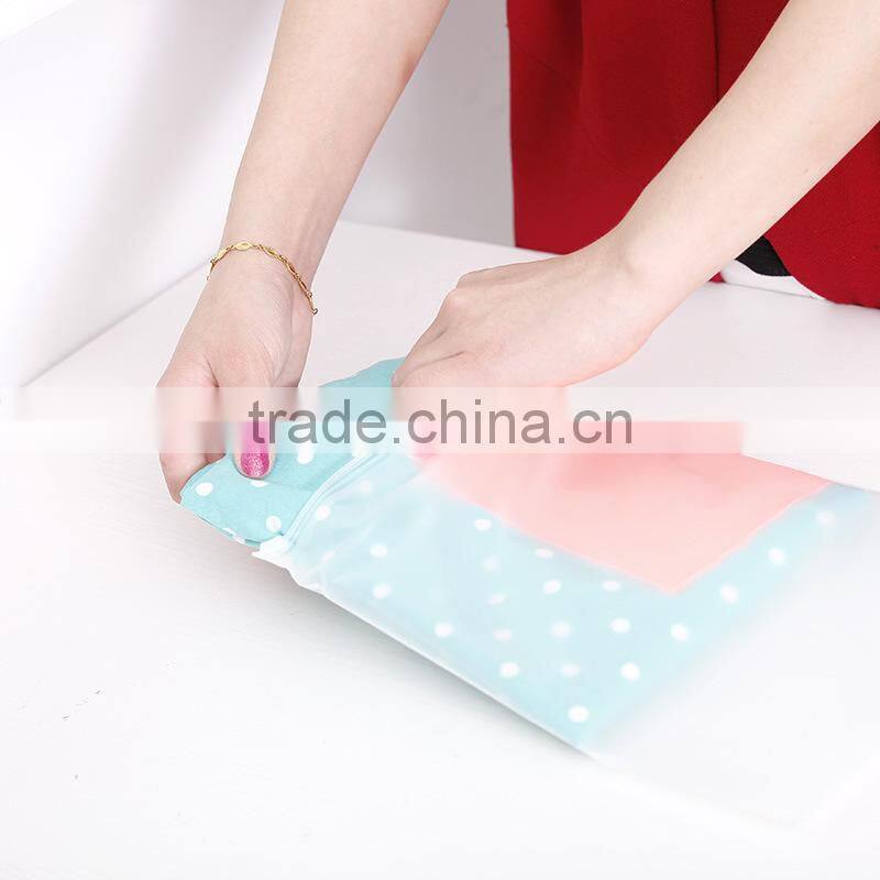 Q1080 transperent cloth travel storage bag