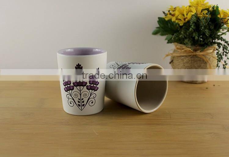 cheap votive customized print wedding decorative porcelain candle jars ceramic pillar tea light outdoor candle holders