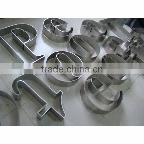 Channel Letter Signs 3D Stainless Steel Letter Sign