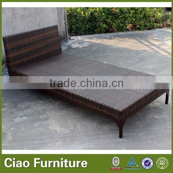 Rattan furniture queen size sleeping sofa bunk bed